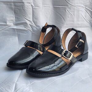 Journee Collection, Constance Mary Jane Loafer Flats, Size 8, Black